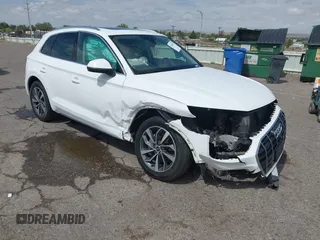 2021 Audi Q5 Premium Plus with VIN WA1BAAFY6M2017530, listed as a IAAI auction lot 42546872 with 74,621 mi miles and . Bid and sale history available at DreamBid. Image 1.