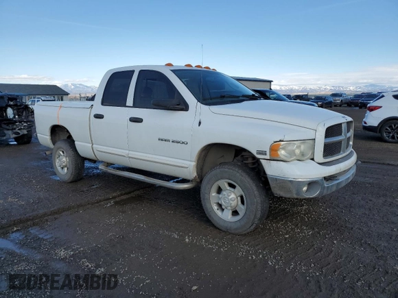 2003 Dodge Ram 2500 ST with VIN 3D3KU28D03G759321, listed as a Copart auction lot 47450585 with 172,449 mi miles and Clean Title. Bid and sale history available at carsss.com. Image 4.