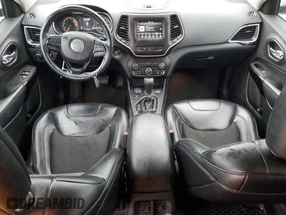 2019 Jeep Cherokee Latitude Plus with VIN 1C4PJMLN7KD360534, listed as a Copart auction lot 51105745 with 168,784 mi miles and Salvage title. Bid and sale history available at DreamBid. Image 8.