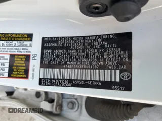 2015 Toyota Camry XLE with VIN 4T4BF1FK8FR494987, listed as a Copart auction lot 53555355 with 116,544 mi miles and Salvage Title. Bid and sale history available at carsss.com. Image 13.