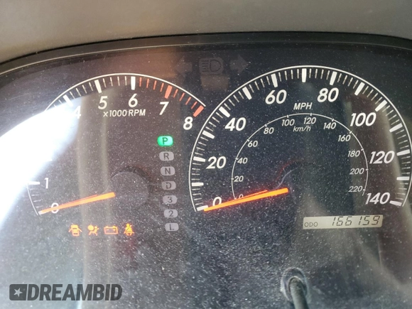 2005 Toyota Camry LE with VIN 4T1BF32K15U105357, listed as a Copart auction lot 53612715 with 166,159 mi miles and Salvage Title. Bid and sale history available at DreamBid. Image 9.