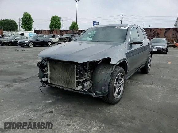 2019 Mercedes-Benz GLC 300 with VIN WDC0G4JB2KV177913, listed as a Copart auction lot 62783485 with Not provided miles and Salvage title. Bid and sale history available at DreamBid. Image 15.
