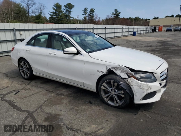 2016 Mercedes-Benz C 300 Luxury with VIN 55SWF4KB2GU170367, listed as a Copart auction lot 53978375 with 75,342 mi miles and Salvage title. Bid and sale history available at DreamBid. Image 4.
