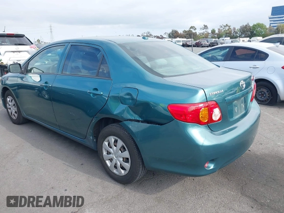 2009 Toyota Corolla with VIN 1NXBU40E49Z122815, listed as a IAAI auction lot 42110854 with 46,219 mi miles. Bid and sale history available at carsss.com. Image 3.