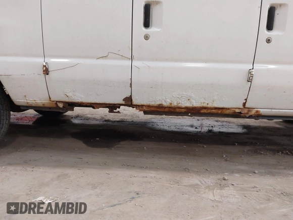 2013 Ford Econoline Cargo Commercial with VIN 1FTNE1EW6DDA04241, listed as a IAAI auction lot 42503937 with 167,333 mi miles and . Bid and sale history available at DreamBid. Image 6.
