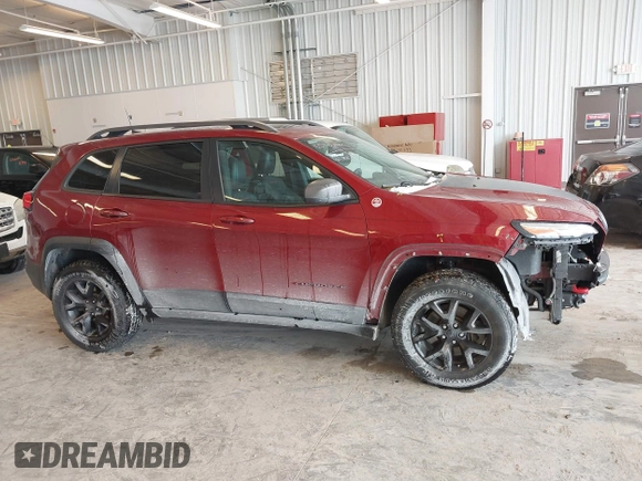 2016 Jeep Cherokee Trailhawk with VIN 1C4PJMBBXGW135138, listed as a IAAI auction lot 41595718 with 267,058 mi miles and . Bid and sale history available at DreamBid. Image 13.