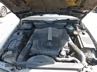 1999 Mercedes-Benz SL-Class with VIN WDBFA68F1XF183885, listed as a IAAI auction lot 42085175 with 133,333 mi miles. Bid and sale history available at carsss.com. Image 10.