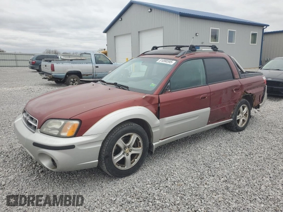 2003 Subaru Baja with VIN 4S4BT61C737109851, listed as a Copart auction lot 51090595 with 194,579 mi miles and Salvage Title. Bid and sale history available at DreamBid. Image 1.