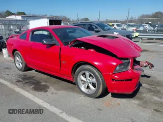2007 Ford Mustang GT Deluxe with VIN 1ZVFT82H075202723, listed as a IAAI auction lot 41654473 with 148,362 mi miles. Bid and sale history available at carsss.com. Image 1.