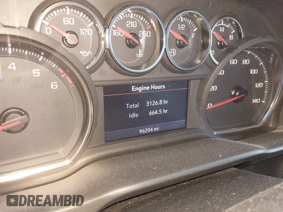 2020 Chevrolet Silverado 1500 LT with VIN 1GCRYDED6LZ286004, listed as a IAAI auction lot 41849313 with 96,204 mi miles. Bid and sale history available at carsss.com. Image 15.