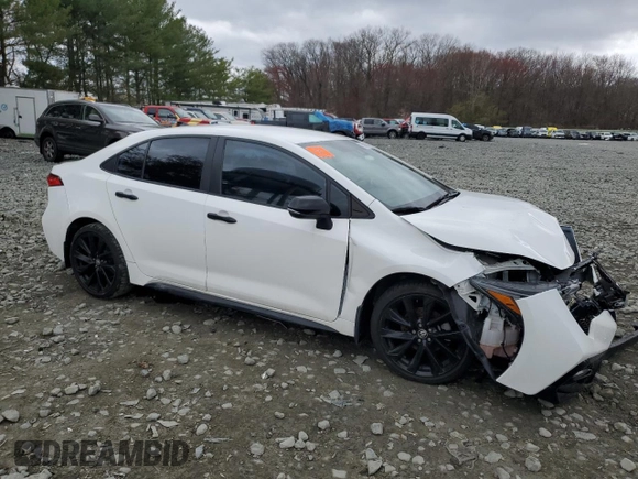 2020 Toyota Corolla SE with VIN 5YFS4RCE6LP035709, listed as a Copart auction lot 50902875 with 57,003 mi miles and Salvage Title. Bid and sale history available at DreamBid. Image 4.