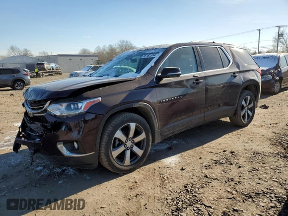 2018 Chevrolet Traverse LT Leather with VIN 1GNEVHKW3JJ118831, listed as a Copart auction lot 86182384 with 181,694 mi miles and Salvage Title. Bid and sale history available at carsss.com. Image 1.