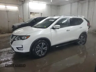 2019 Nissan Rogue SV with VIN JN8AT2MT0KW264237, listed as a Copart auction lot 56894195 with 85,742 mi miles and Salvage title. Bid and sale history available at DreamBid. Image 1.