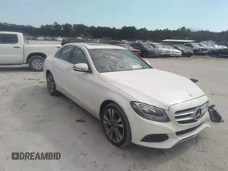 2018 Mercedes-Benz C C 300 with VIN 55SWF4KB0JU272757, listed as a IAAI auction lot 41656569 with 52,185 mi miles. Bid and sale history available at carsss.com. Image 1.