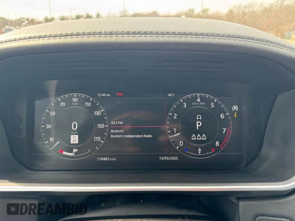 2020 Land Rover Range Rover с VIN SALGS5SE1LA584902, выставлен на аукционе Copart как лот 49468595 с пробегом 118 483 миль миль и Чистый • Clean title. История ставок и продаж доступна на DreamBid. Изображение 8.