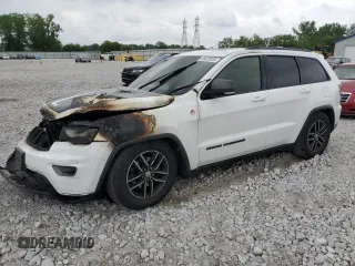 2017 Jeep Grand Cherokee Trailhawk with VIN 1C4RJFLG9HC602034, listed as a Copart auction lot 59823085 with Not provided miles and Salvage title. Bid and sale history available at DreamBid. Image 1.