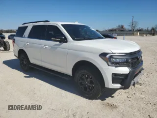 2024 Ford Expedition Timberline with VIN 1FMJU1RG3REA64205, listed as a Copart auction lot 46157185 with 5,999 mi miles and Salvage title. Bid and sale history available at DreamBid. Image 4.