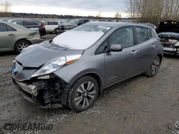 2015 Nissan LEAF SL z VIN 1N4AZ0CP2FC331579, wystawiony jako Copart lot #44030985 z przebiegiem 59 732 mil mil oraz Szkoda całkowita • Salvage title. Historia ofert i sprzedaży dostępna na DreamBid. Obrazek 1.