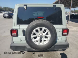 2023 Jeep Wrangler Sport with VIN 1C4HJXDGXPW615498, listed as a Copart auction lot 72514824 with 22,125 mi miles and Clean Title. Bid and sale history available at DreamBid. Image 6.