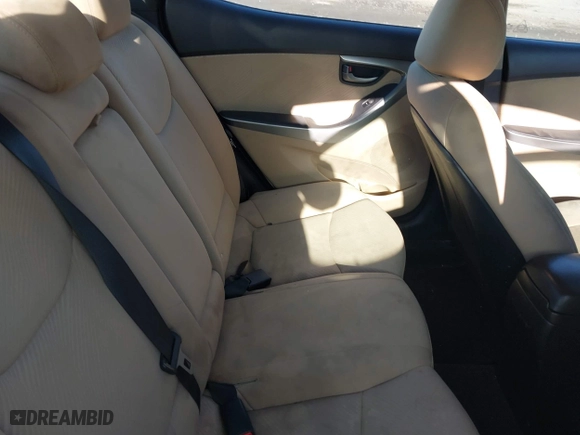 2013 Hyundai Elantra GLS with VIN 5NPDH4AE6DH390056, listed as a IAAI auction lot 41658021 with 1 mi miles. Bid and sale history available at carsss.com. Image 8.