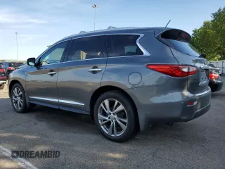 2015 Infiniti QX60 with VIN 5N1AL0MM3FC504280, listed as a Copart auction lot 56704915 with 44,094 mi miles and Salvage title. Bid and sale history available at DreamBid. Image 2.