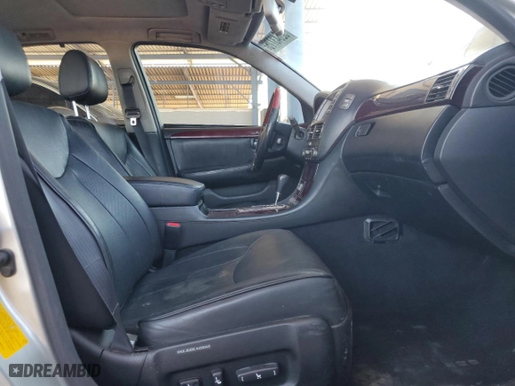 2002 Lexus LS 430 with VIN JTHBN30F120081446, listed as a Copart auction lot 52643775 with 153,832 mi miles and Salvage Title. Bid and sale history available at carsss.com. Image 7.