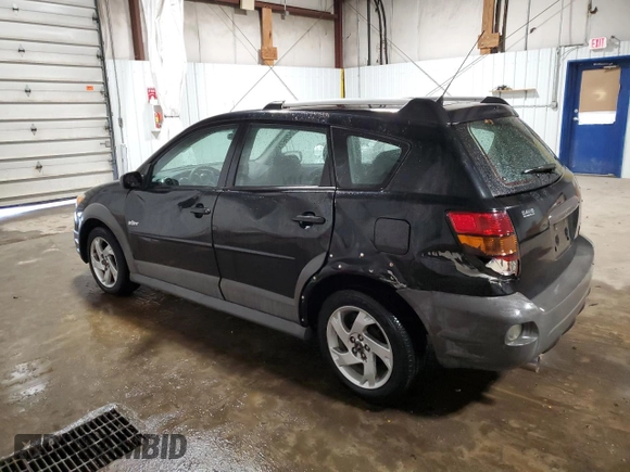 2005 Pontiac Vibe with VIN 5Y2SL63875Z464586, listed as a Copart auction lot 49972885 with 95,367 mi miles and Salvage Title. Bid and sale history available at DreamBid. Image 2.