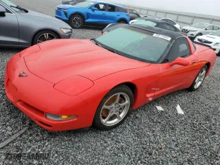 2000 Chevrolet Corvette with VIN 1G1YY22G3Y5115717, listed as a Copart auction lot 85612884 with 115,117 mi miles and Salvage Title. Bid and sale history available at carsss.com. Image 1.