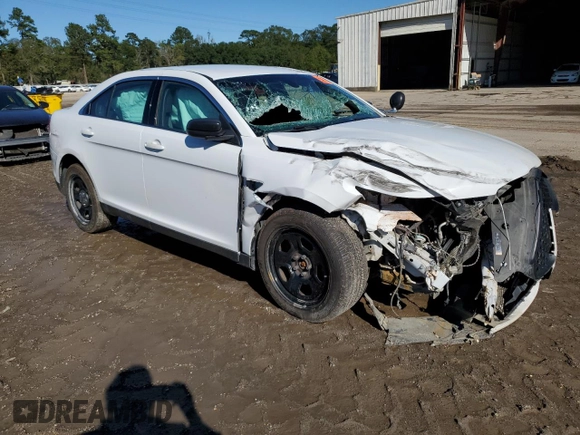 2017 Ford Police Interceptor with VIN 1FAHP2L87HG145704, listed as a Copart auction lot 80753134 with 146,165 mi miles and Salvage title. Bid and sale history available at DreamBid. Image 4.
