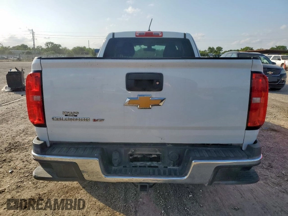 2020 Chevrolet Colorado 2WD Work Truck with VIN 1GCHSBENXL1128144, listed as a Copart auction lot 59211325 with 53,416 mi miles and Salvage title. Bid and sale history available at DreamBid. Image 6.
