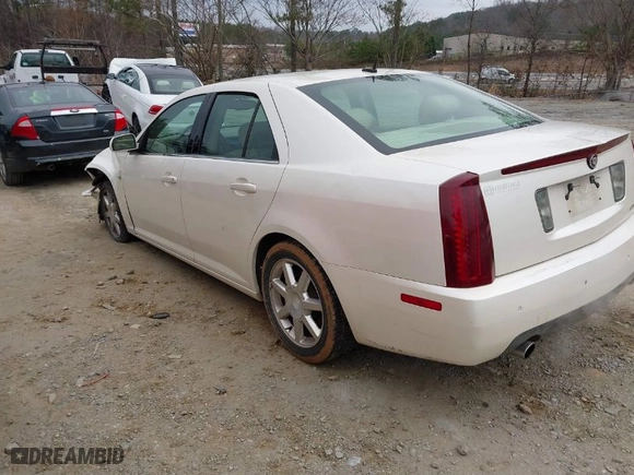 2005 Cadillac STS with VIN 1G6DW677250198015, listed as a IAAI auction lot 41543304 with NaN miles. Bid and sale history available at carsss.com. Image 3.