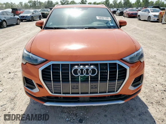2021 Audi Q3 Premium with VIN WA1AUCF36M1060404, listed as a Copart auction lot 56501285 with 66,594 mi miles and Salvage title. Bid and sale history available at DreamBid. Image 5.