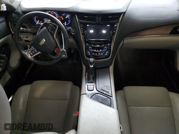 2016 Cadillac CTS Luxury Collection AWD with VIN 1G6AX5SX9G0111134, listed as a Copart auction lot 47620735 with 103,824 mi miles and Salvage Title. Bid and sale history available at DreamBid. Image 8.