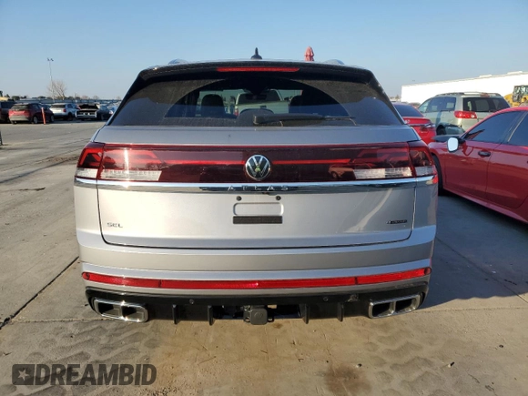 2024 Volkswagen Atlas SEL Premium R-Line с VIN 1V2FE2CA5RC214374, выставлен на аукционе Copart как лот 43290865 с пробегом 20 393 миль миль и Списание • Salvage title. История ставок и продаж доступна на DreamBid. Изображение 6.