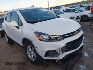 2020 Chevrolet Trax LS with VIN KL7CJKSB4LB314793, listed as a IAAI auction lot 41270872 with 20,426 mi miles. Bid and sale history available at carsss.com. Image 1.