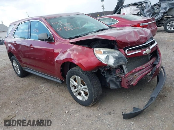 2010 Chevrolet Equinox LS with VIN 2CNFLCEW9A6351106, listed as a IAAI auction lot 41833336 with 99,890 mi miles. Bid and sale history available at carsss.com. Image 1.