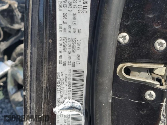 2019 Ram 1500 Big Horn z VIN 1C6RR6LT3KS573477, wystawiony jako Copart lot #52790575 z przebiegiem Nie podano mil oraz Szkoda całkowita • Salvage title. Historia ofert i sprzedaży dostępna na DreamBid. Obrazek 12.