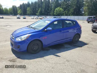 2014 Hyundai Accent GS with VIN KMHCT5AE5EU146272, listed as a Copart auction lot 57705515 with 115,135 mi miles and Salvage title. Bid and sale history available at DreamBid. Image 1.