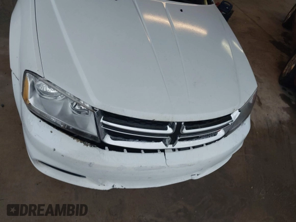 2013 Dodge Avenger SE with VIN 1C3CDZAB1DN712729, listed as a IAAI auction lot 41980859 with 250,356 mi miles and . Bid and sale history available at DreamBid. Image 6.