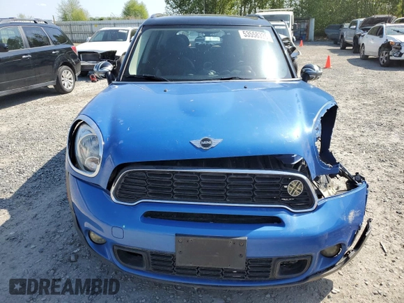 2012 MINI Countryman S with VIN WMWZC5C59CWL60367, listed as a Copart auction lot 53558325 with Not provided miles and Salvage title. Bid and sale history available at DreamBid. Image 5.