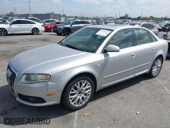 2008 Audi A4 2.0T с VIN WAUAF78E68A169289, выставлен на аукционе IAAI как лот 42259575 с пробегом 131 793 миль миль и . История ставок и продаж доступна на DreamBid. Изображение 2.