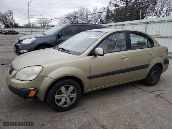 2009 Kia Rio SX with VIN KNADE223796524159, listed as a Copart auction lot 86185964 with 157,061 mi miles and Salvage Title. Bid and sale history available at carsss.com. Image 1.