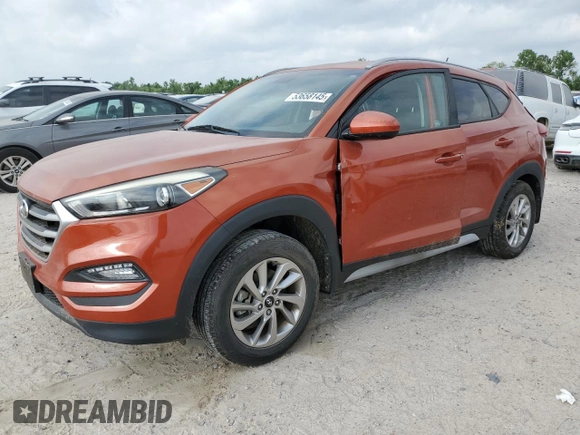 2017 Hyundai Tucson SE z VIN KM8J33A42HU486275, wystawiony jako Copart lot #53658145 z przebiegiem 31 928 mil mil oraz Szkoda całkowita • Salvage title. Historia ofert i sprzedaży dostępna na DreamBid. Obrazek 1.
