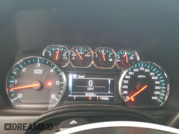 2018 Chevrolet Tahoe Commercial with VIN 1GNSKFEC3JR276928, listed as a Copart auction lot 48980425 with 50,206 mi miles and Salvage title. Bid and sale history available at DreamBid. Image 9.