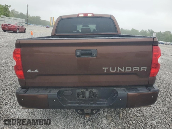 2017 Toyota Tundra Platinum with VIN 5TFAY5F10HX606671, listed as a Copart auction lot 58324935 with 137,112 mi miles and Salvage title. Bid and sale history available at DreamBid. Image 6.