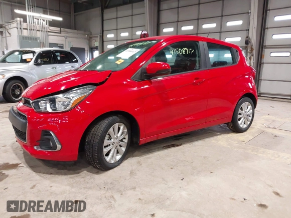 2017 Chevrolet Spark LT with VIN KL8CD6SA3HC738405, listed as a IAAI auction lot 41508917 with 35,172 mi miles and . Bid and sale history available at DreamBid. Image 17.