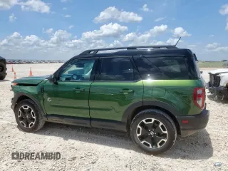 2024 Ford Bronco Sport Outer Banks with VIN 3FMCR9C61RRE65855, listed as a Copart auction lot 63119495 with 9,794 mi miles and Salvage title. Bid and sale history available at DreamBid. Image 2.
