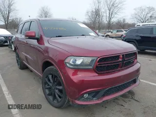 2017 Dodge Durango GT with VIN 1C4RDJDG3HC652615, listed as a IAAI auction lot 41554446 with 145,224 mi miles and . Bid and sale history available at carsss.com. Image 1.