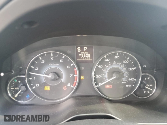 2010 Subaru Legacy 2.5i with VIN 4S3BMCA62A3247201, listed as a Copart auction lot 65847464 with 175,426 mi miles and Salvage Title. Bid and sale history available at carsss.com. Image 9.