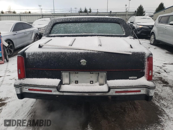 1988 Cadillac Eldorado with VIN 1G6EL1155JU622216, listed as a Copart auction lot 83659204 with 44,668 mi miles and Salvage Title. Bid and sale history available at DreamBid. Image 6.